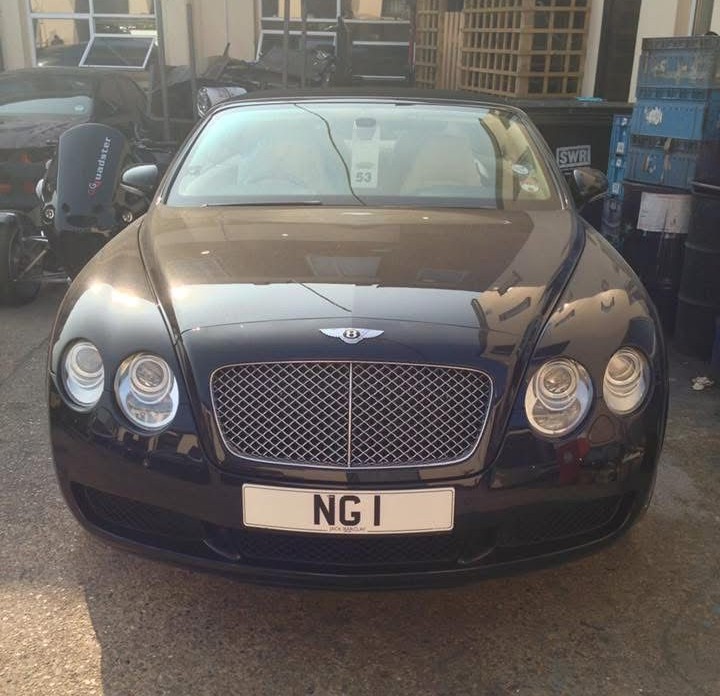 UK Number Plate NG 1